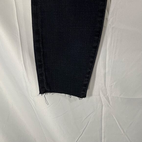 NWT Good American Good Waist Crop Skinny Jeans Black High Rise 24/00 26” Inseam - Picture 3 of 6